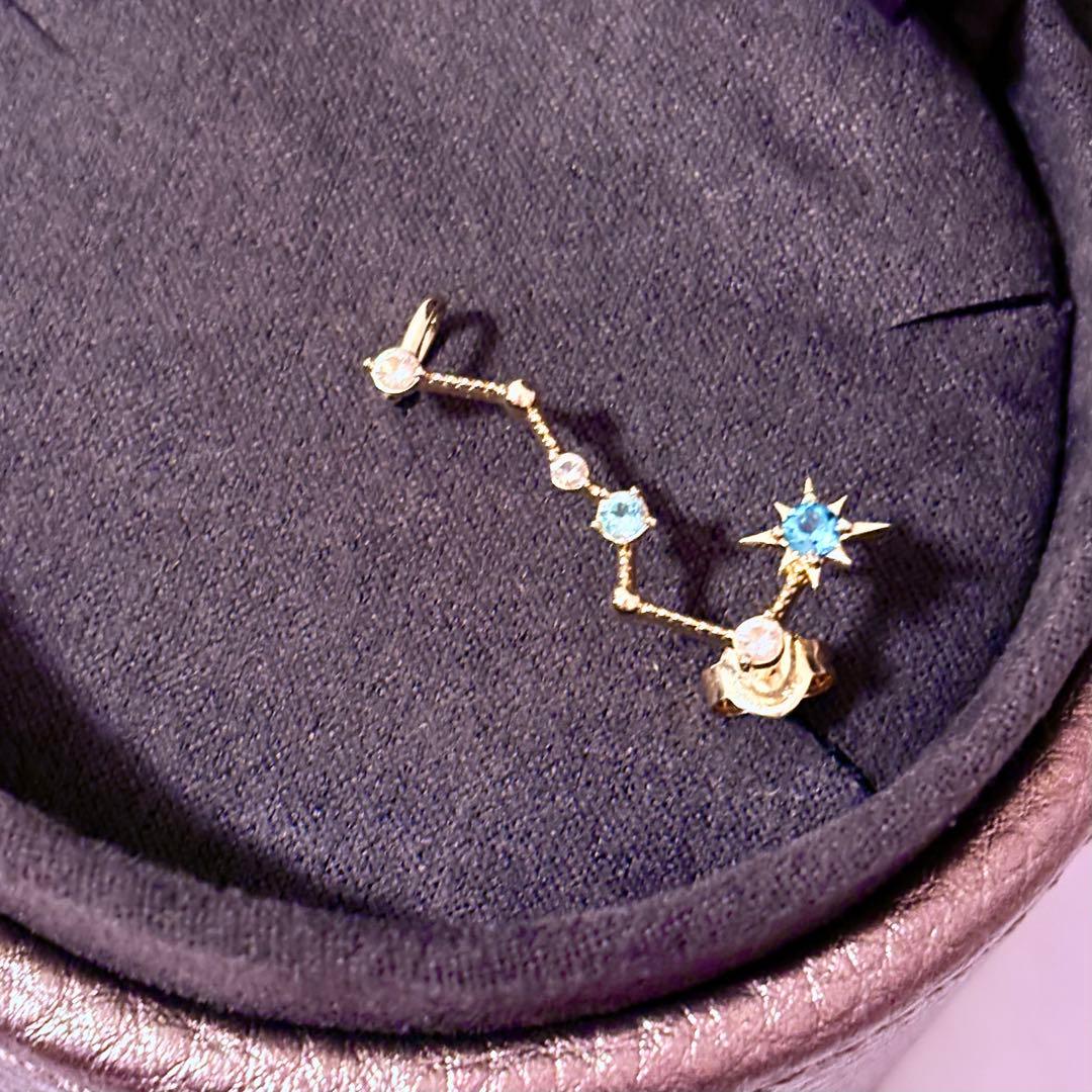 スタージュエリー CONSTELLATION K10ゴールド ピアス イヤーカフ