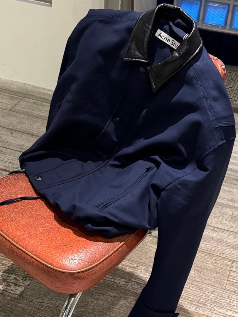 JunAcne Studious ツイルジャケット　ネイビー　サイズ44