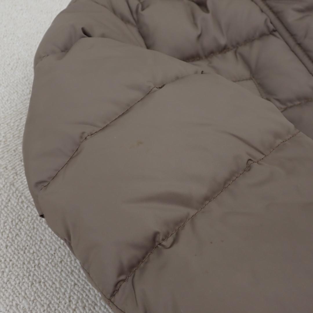 MONCLER モンクレール フード付き ブラウン ロングダウンジャケット