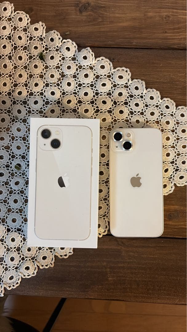 [美品]iPhone13スターライト128GBバッテリー84%