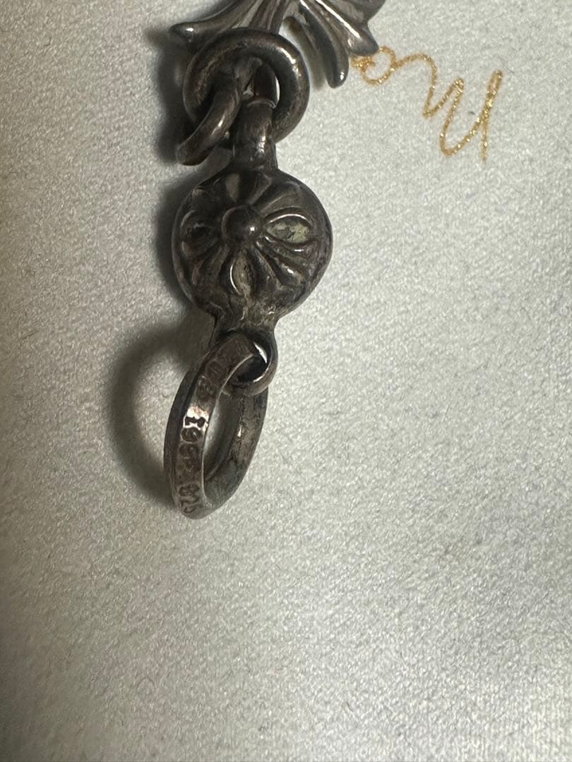 クロムハーツ　ネックレス　クロスボールトップ