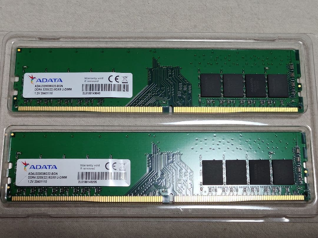 ADATA DDR4-3200 16GB（8GBx2）