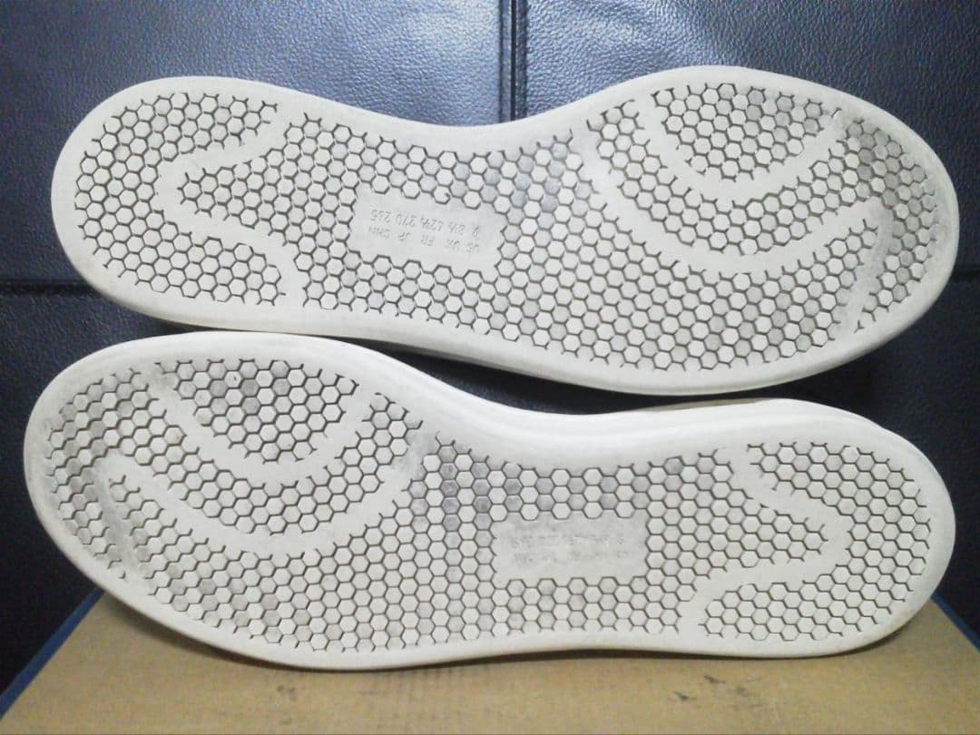 アディダス スタンスミス H 黒 27cm 本革 天然皮革 レザー LUX