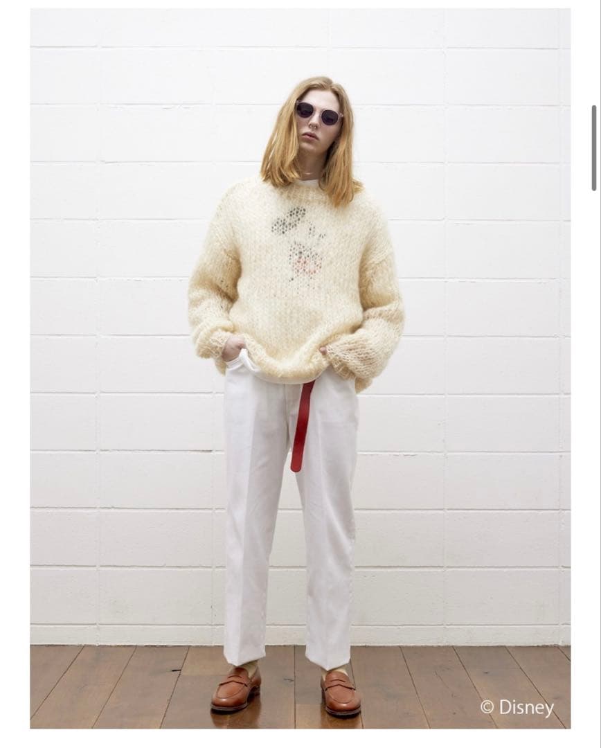 トップス UNUSED Mohair pullover knit.