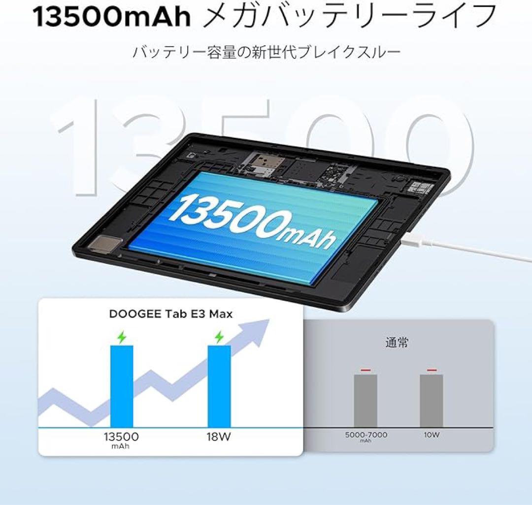 DOOGEE E3MAXタブレット 14インチHelio G100 4スピーカー