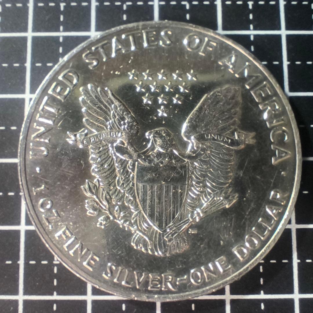 状態悪い 純銀 イーグル銀貨 1オンス アメリカンシルバーイーグル 1oz