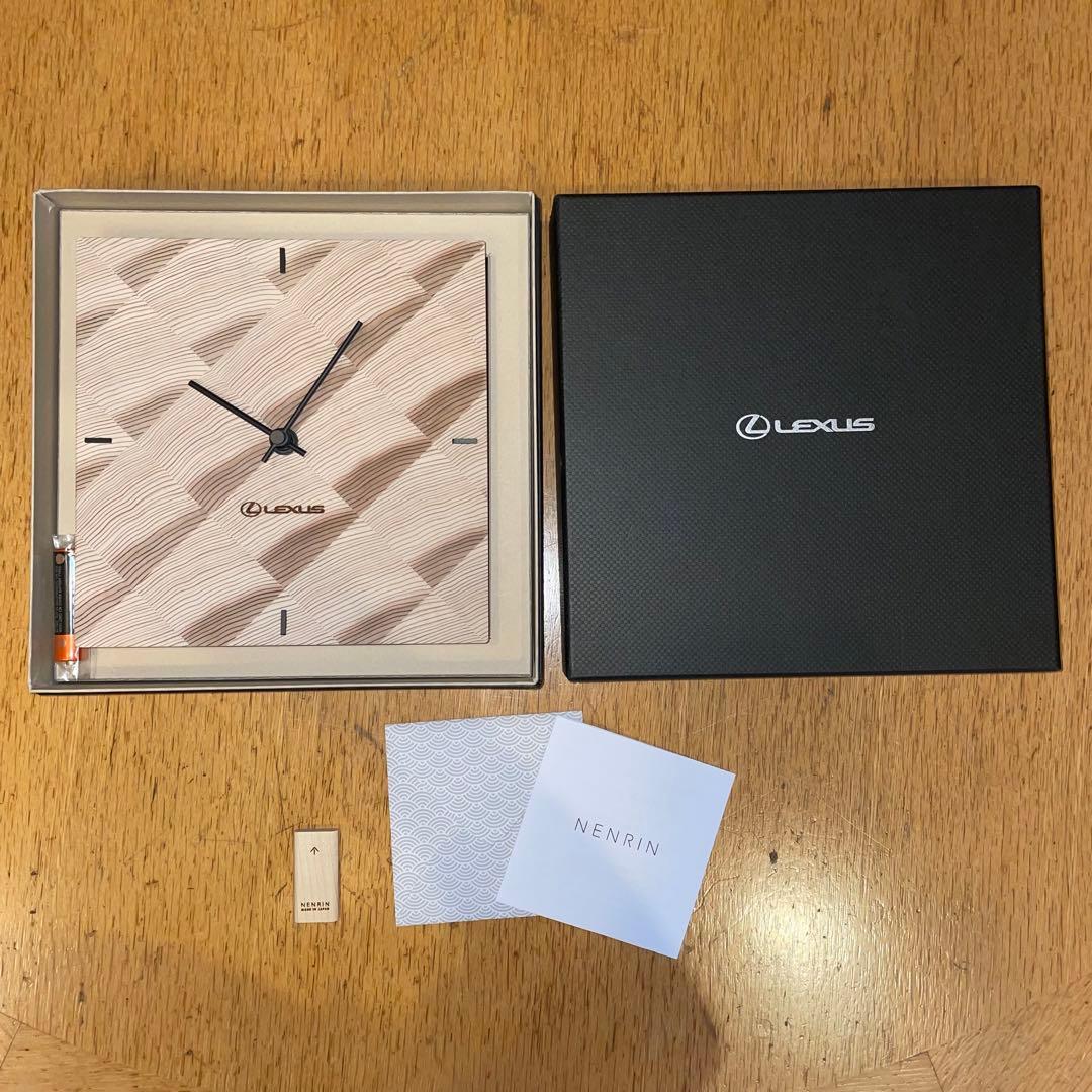 LEXUS NENRIN CLOCK HAMON 壁掛け時計•置き時計 未使用