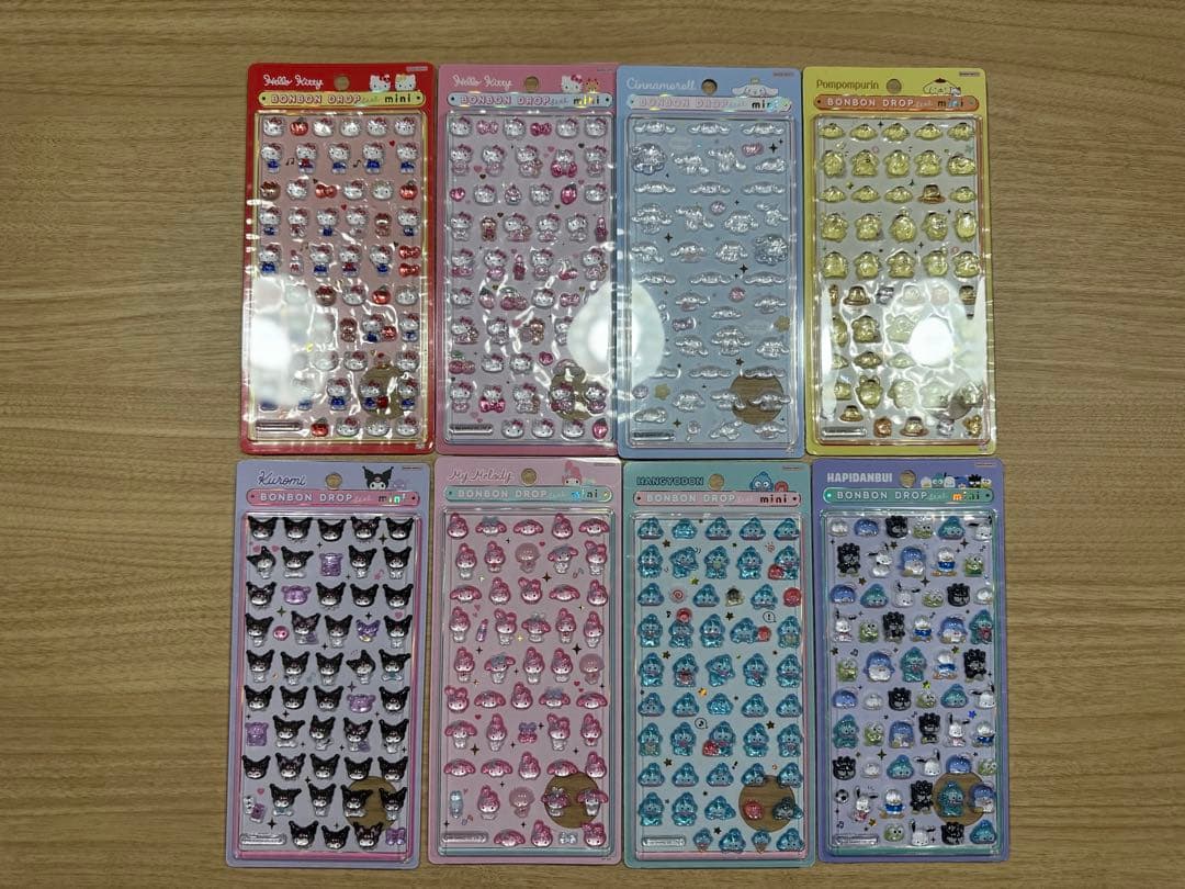 【正規品 】ボンボンドロップシール サンリオ mini 【新品未開封】コンプ