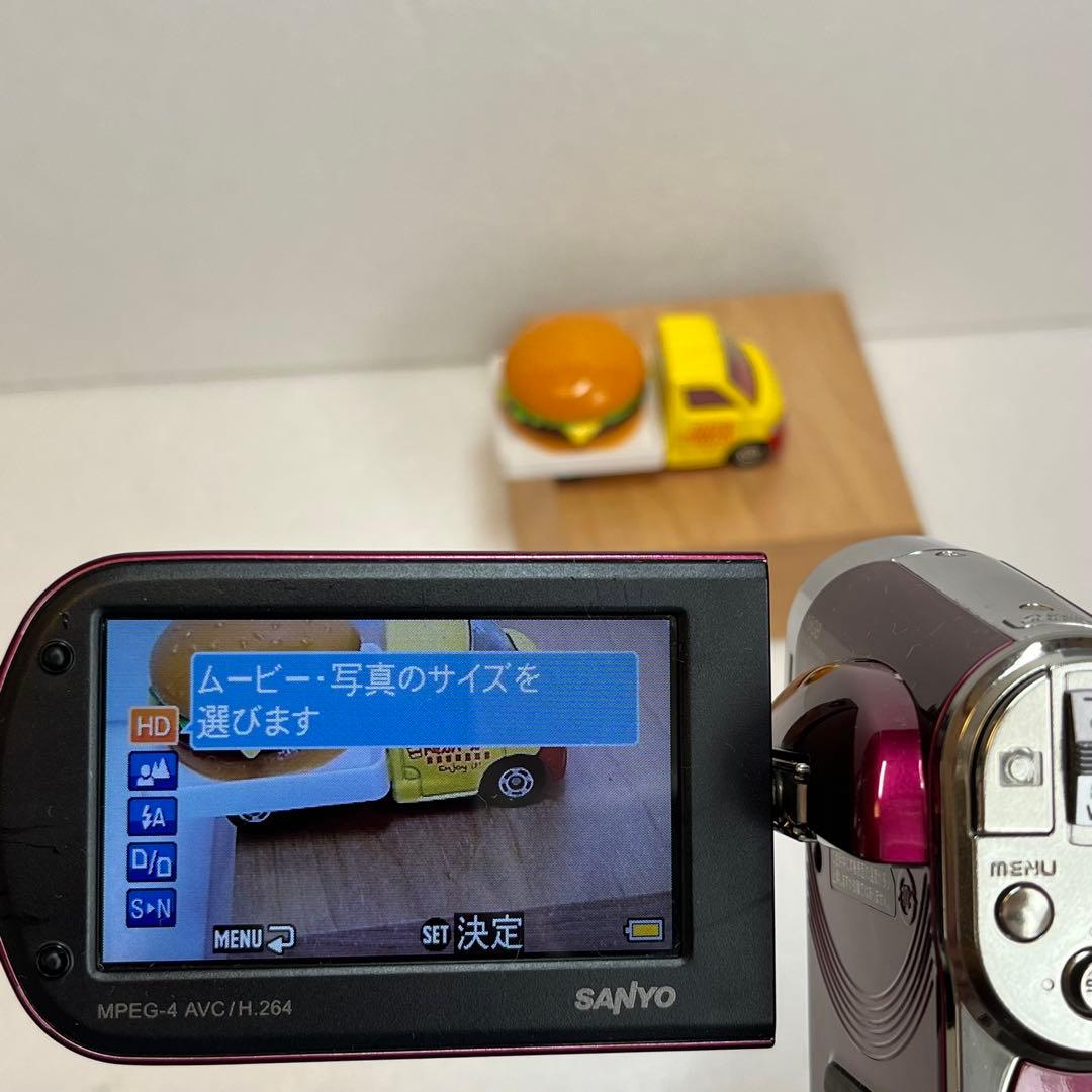 ⭐️良品美品⭐️SANYOデジタルムービーカメラXacti DMX-CG110(R)