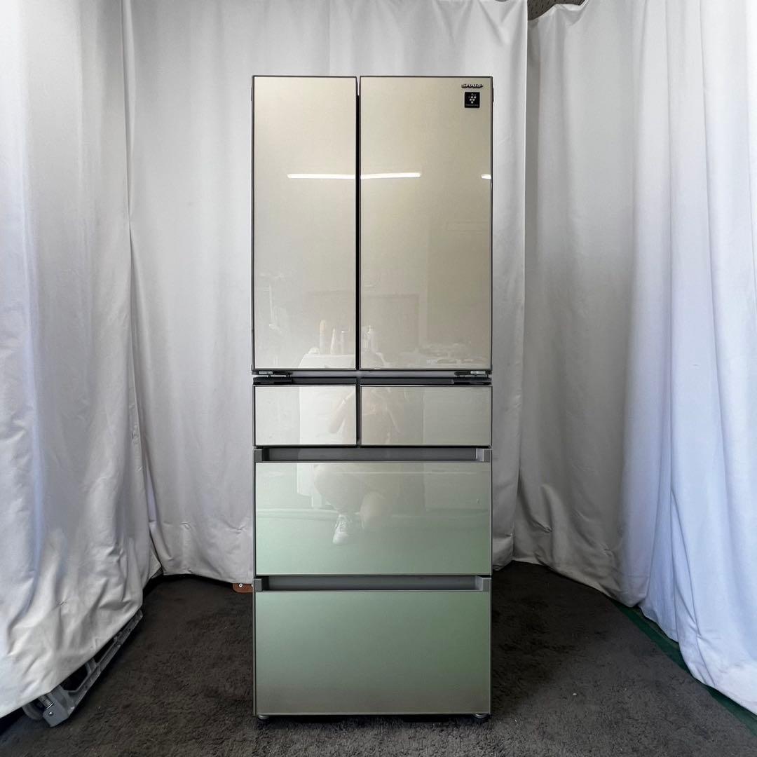 754　設置無料　冷蔵庫　大型　　SHARP　400-500ℓ 安い　中古　綺麗