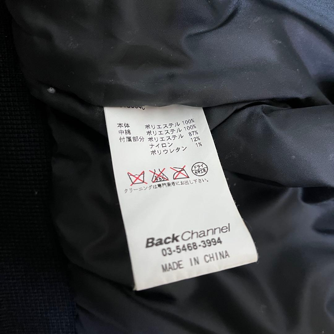 Back Channel コーデュラジャケット　フーディー カモフラ　刺繍　中綿