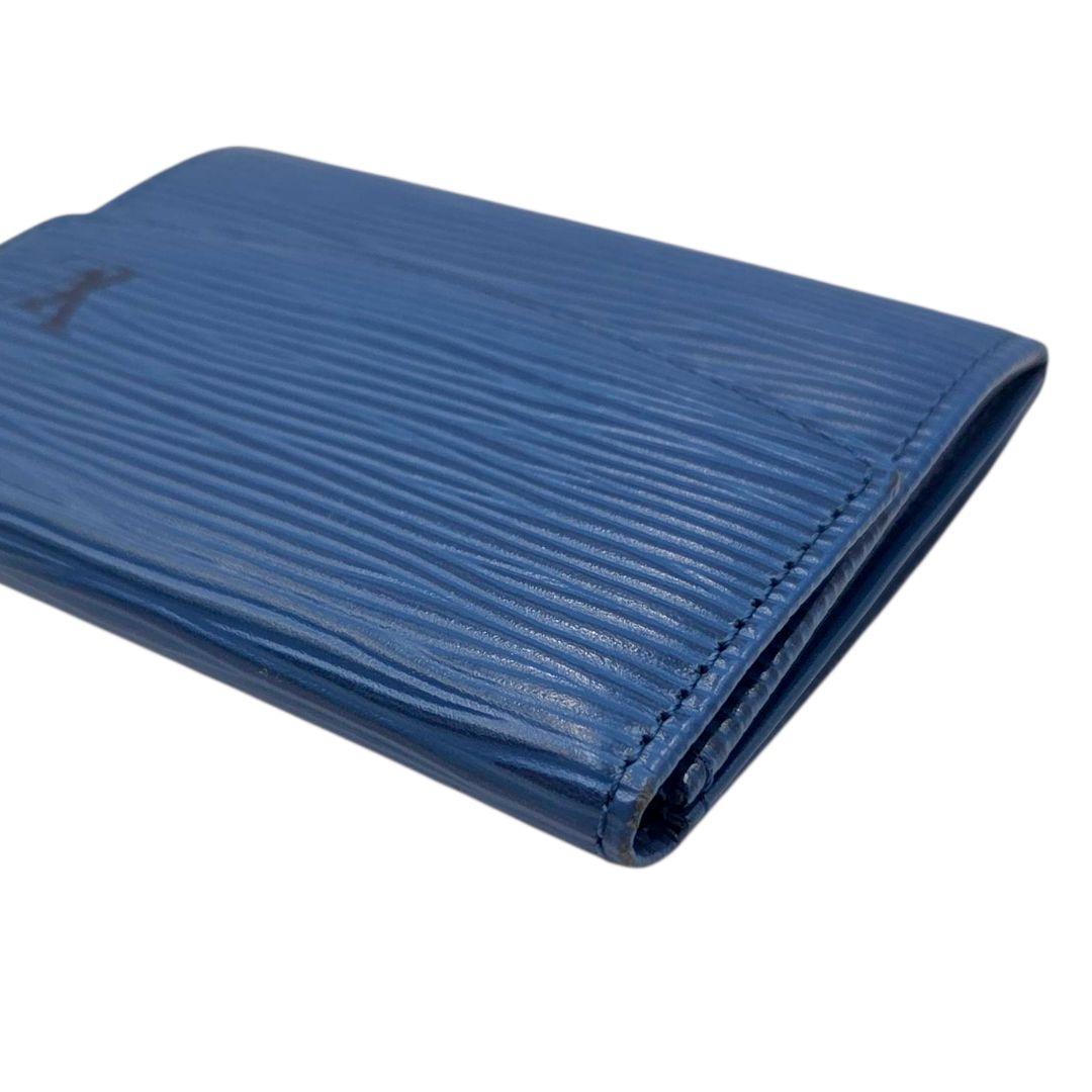 良品●LOUIS VUITTON サーンプル エピ ケース 小銭入れ 青