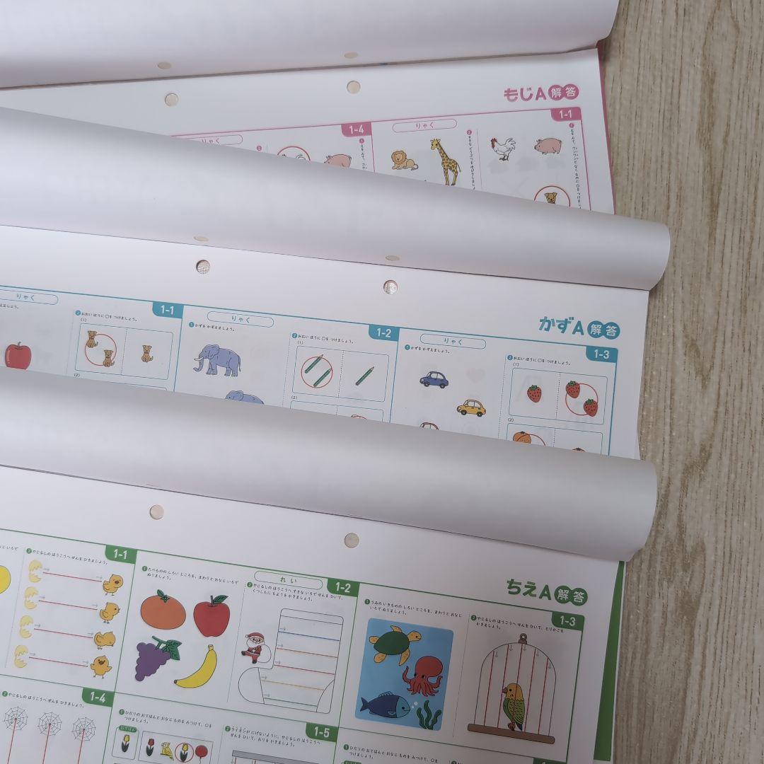 ❁✿✾ Jasmine ✾✿❁︎　七田式プリントA 幼児教材 3冊セット