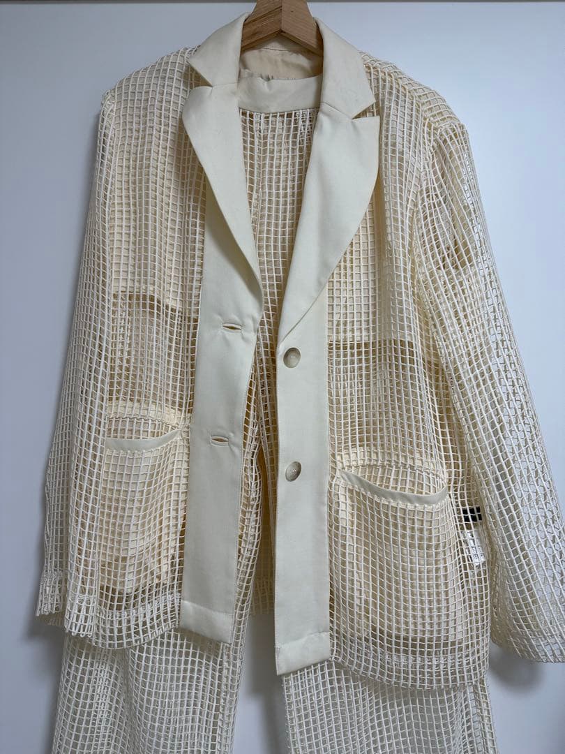 【MAISON SPECIAL】スクエアメッシュレース セットアップ