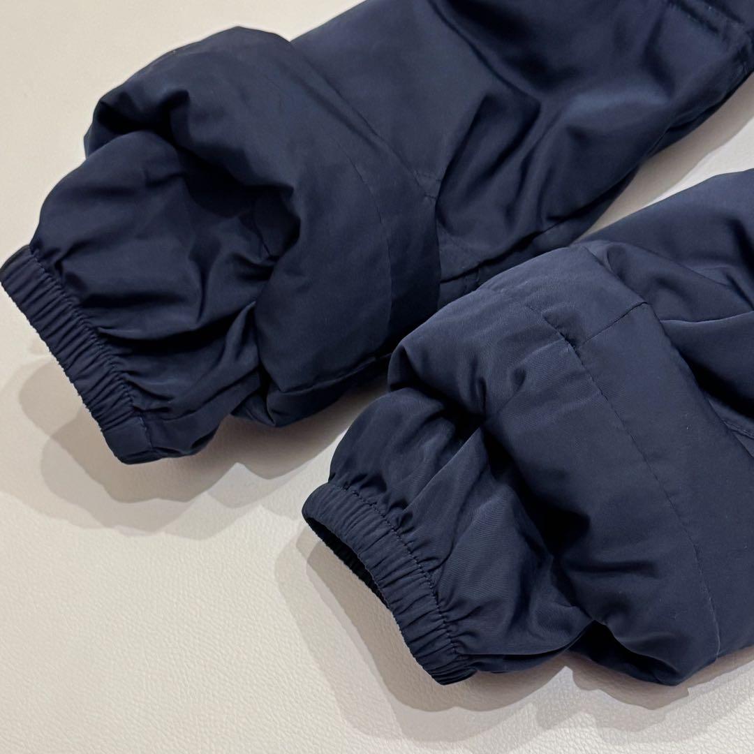 ルイルエブティック フォックスファー バックリボンダウンコート ネイビー L