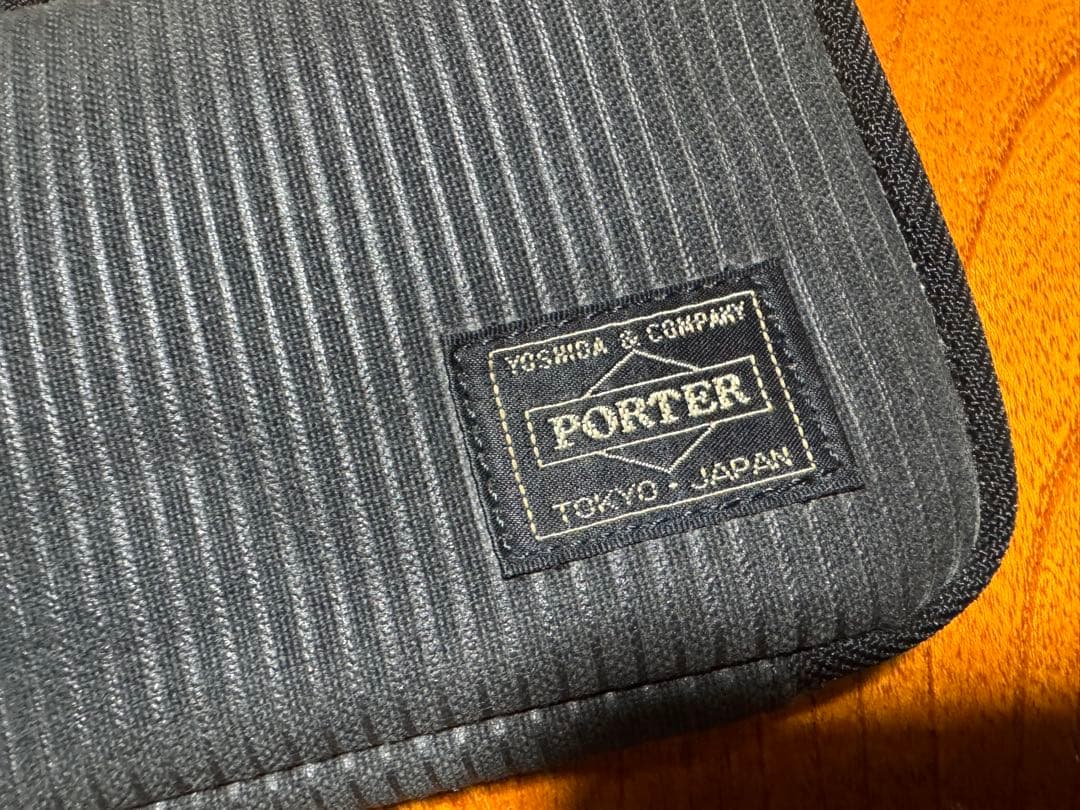未使用 PORTER ポーター ドローインク 長財布 ロングウォレット ブラック