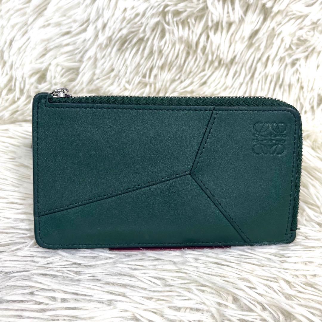 極美品‼️LOEWE パズル ロング カードホルダー　 クラシックカーフ