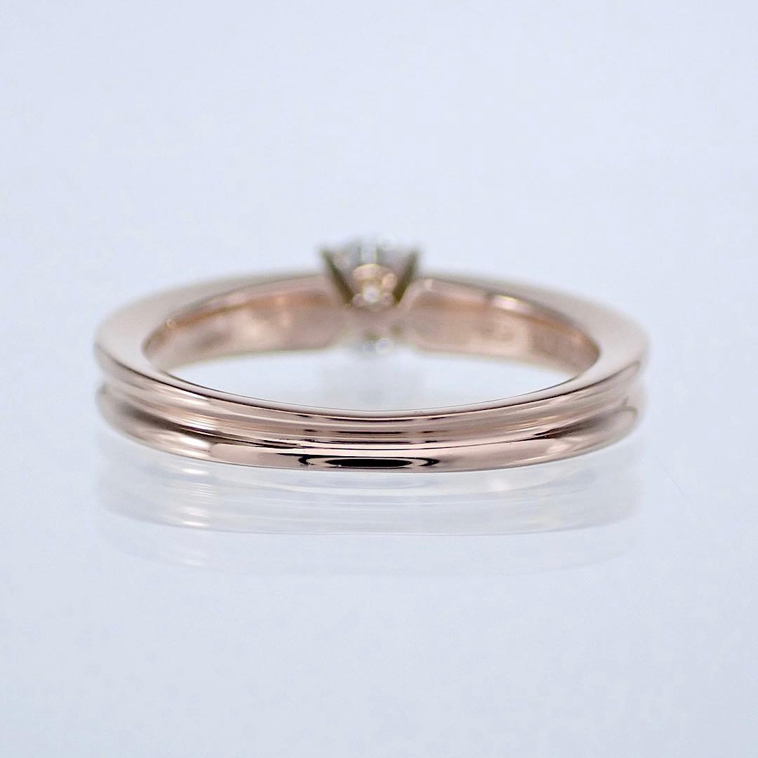 ブシュロン ゴドロン 0.42ct K18PG ダイヤモンドリング 48号