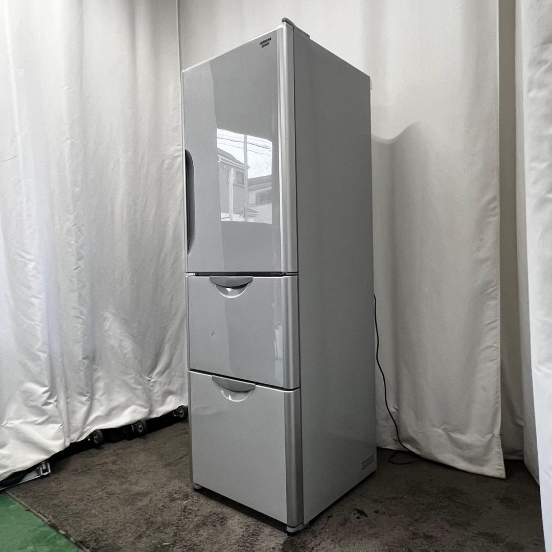 908⭕️冷蔵庫　日立　大型　300-400ℓ　安い　設置無料　右開き　自動製氷