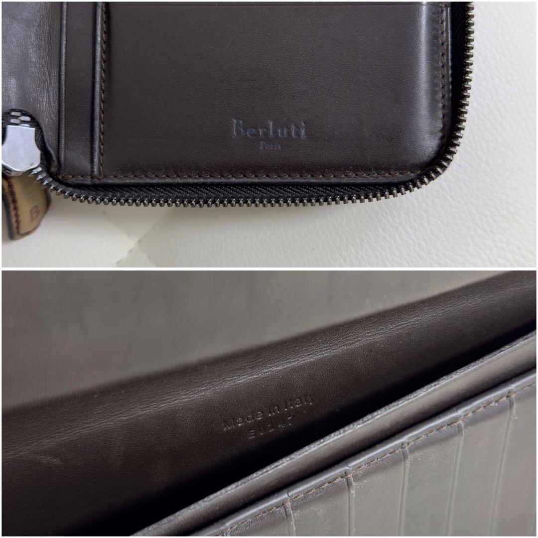 定価34.2万円 ベルルッティ タリ TALI スクリットレザー長財布