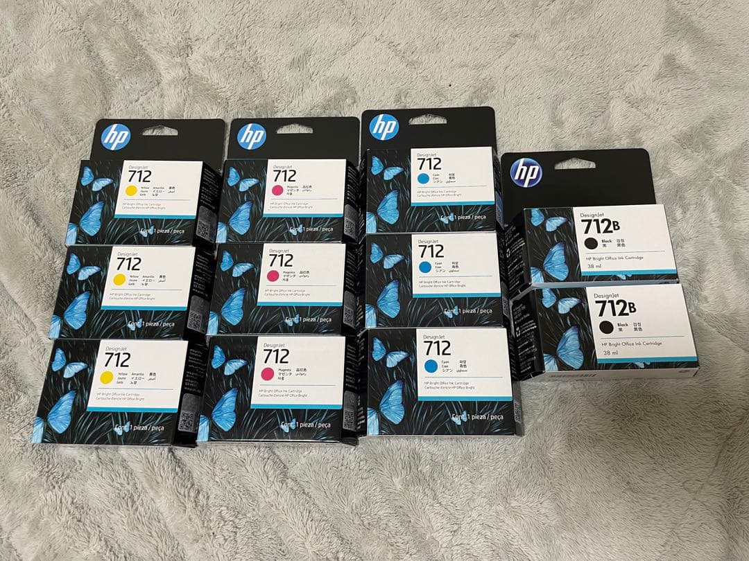 HP712 HP712B 純正インク　11個セット