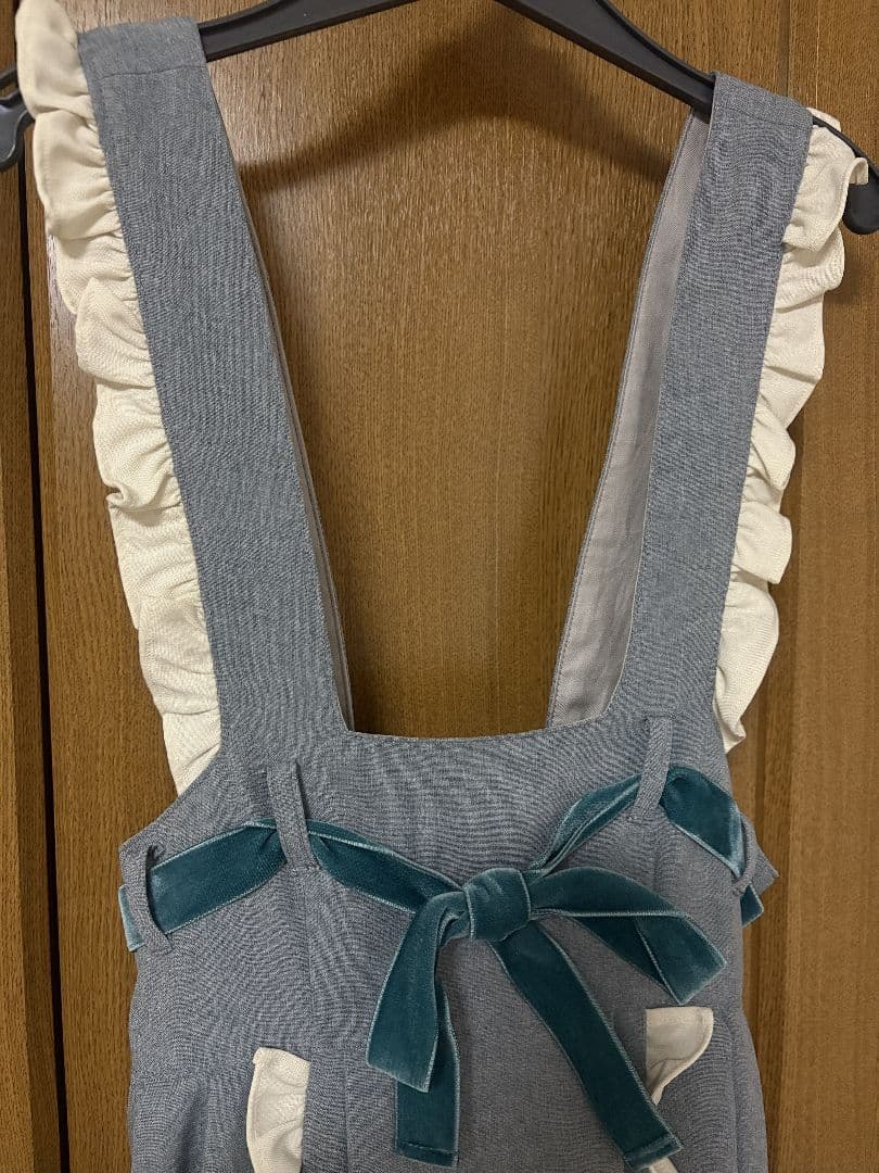 MILK メアリー・アン ジャンパースカート ライトグレー ミルク