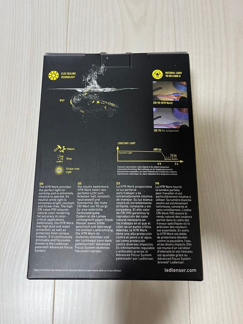 LEDLENSER H7R WORK ヘッドランプ
