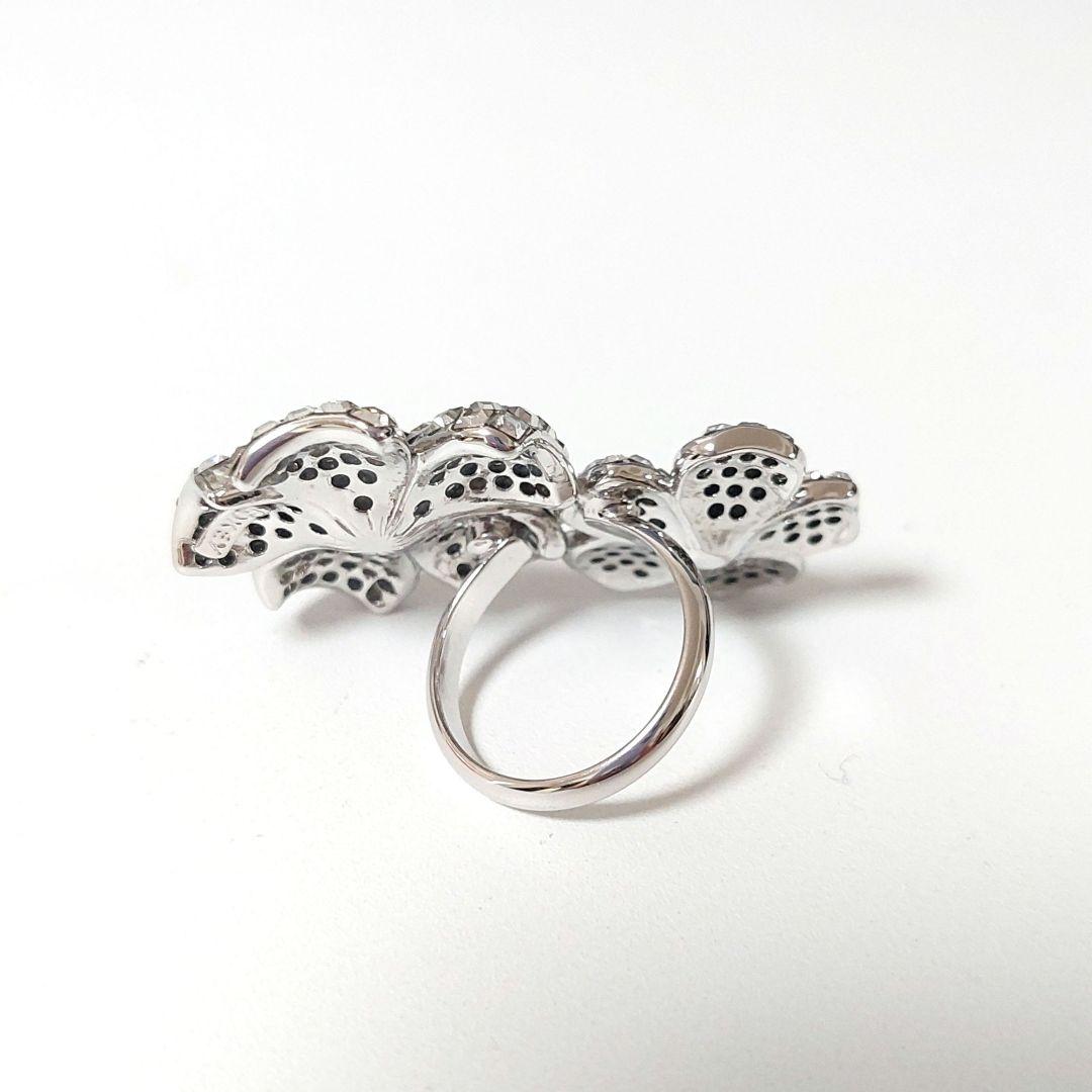 フォクシー　ツインリング　Twin Ring　お花シリング フラワーリング