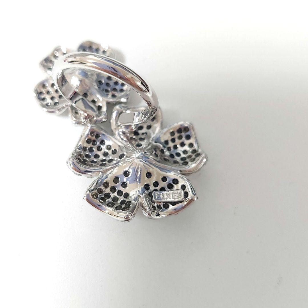 フォクシー　ツインリング　Twin Ring　お花シリング フラワーリング