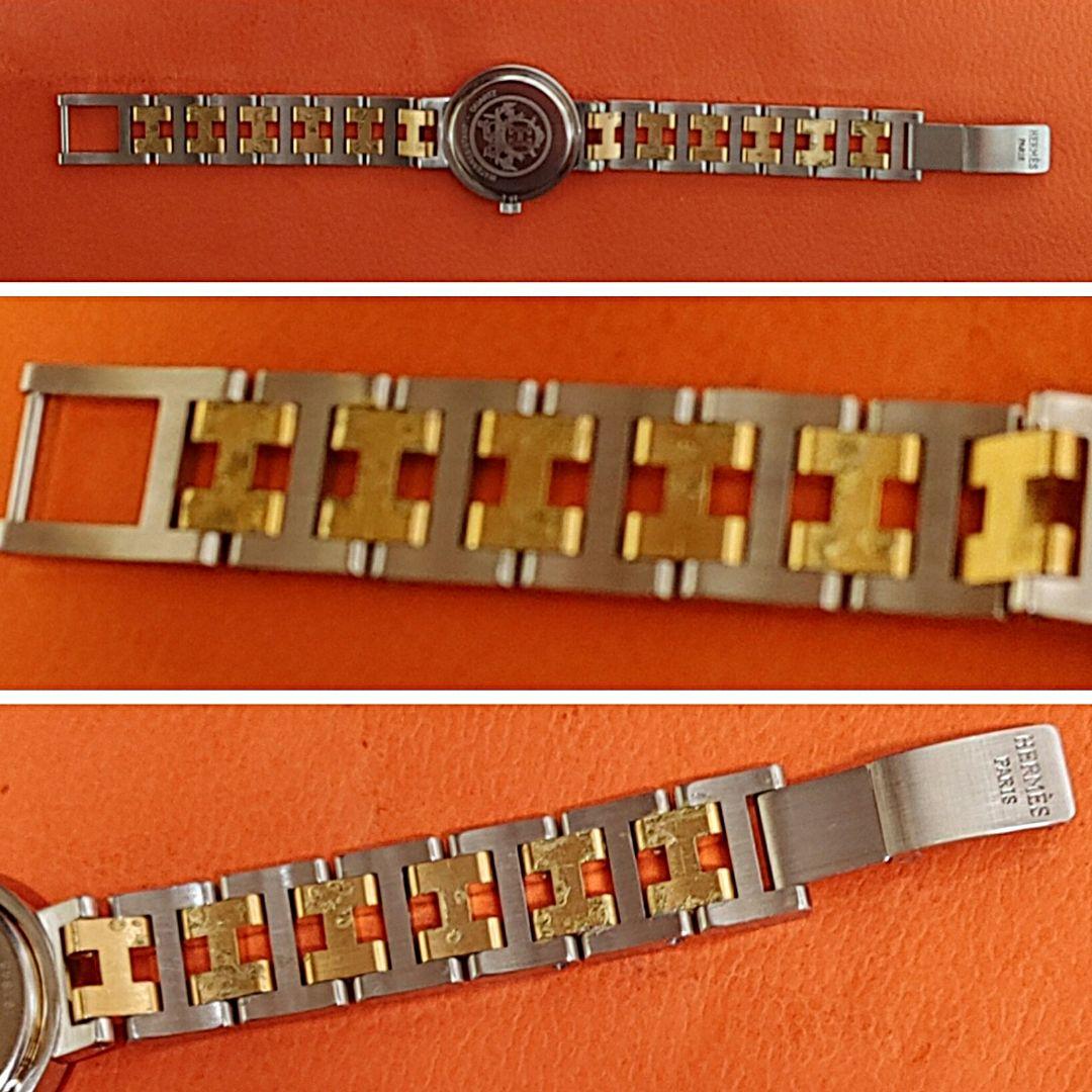 エルメス時計/美品クリッパー/新品電池新品仕上げ正常稼働品/レディース