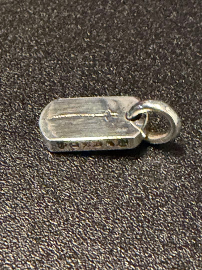 て*ろ様 クロムハーツ タイニードッグタグRSクロス 青山限定 ネックレストップ