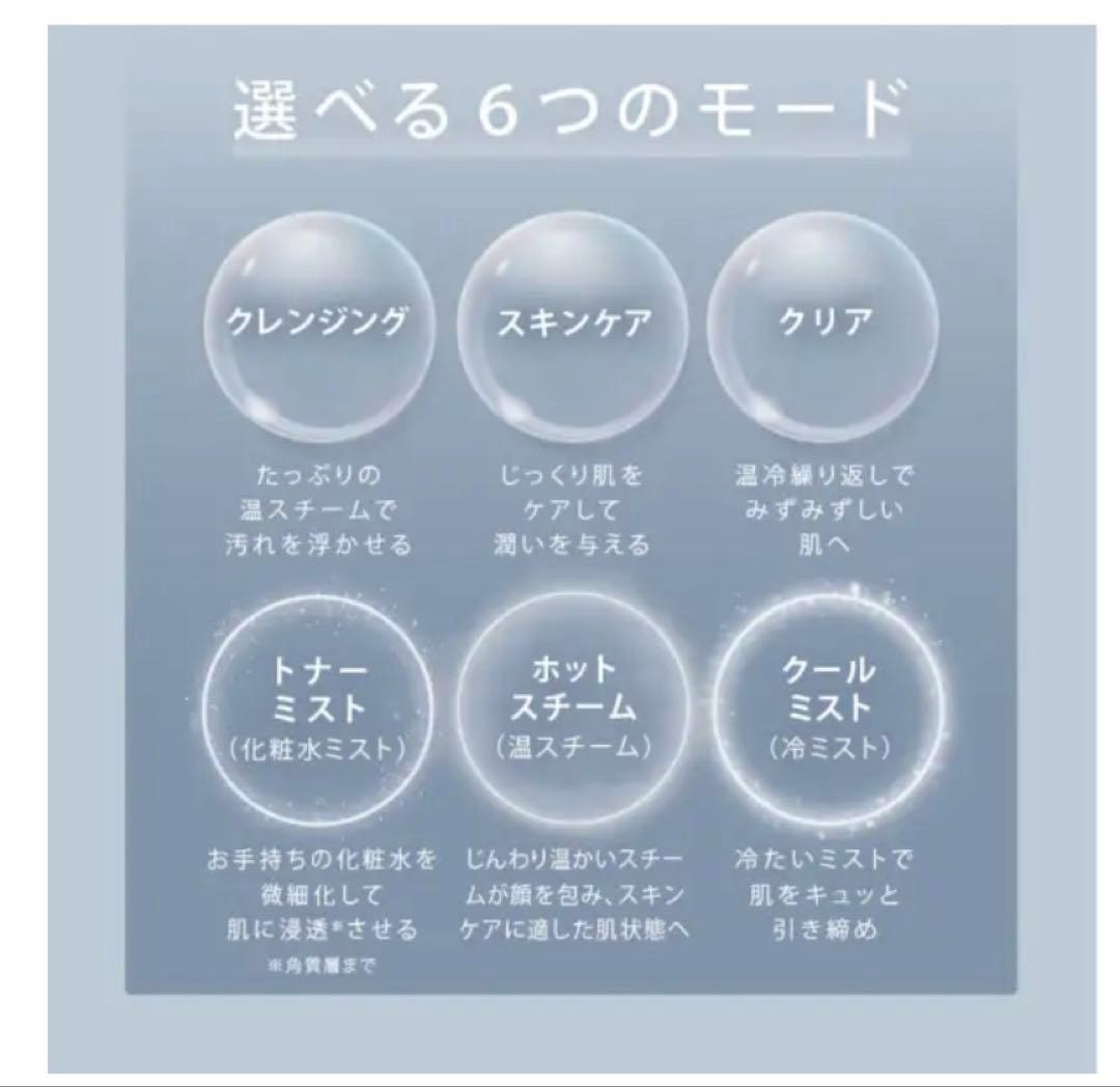 新品未開封 SALONIA フェイススチーマー ベージュ