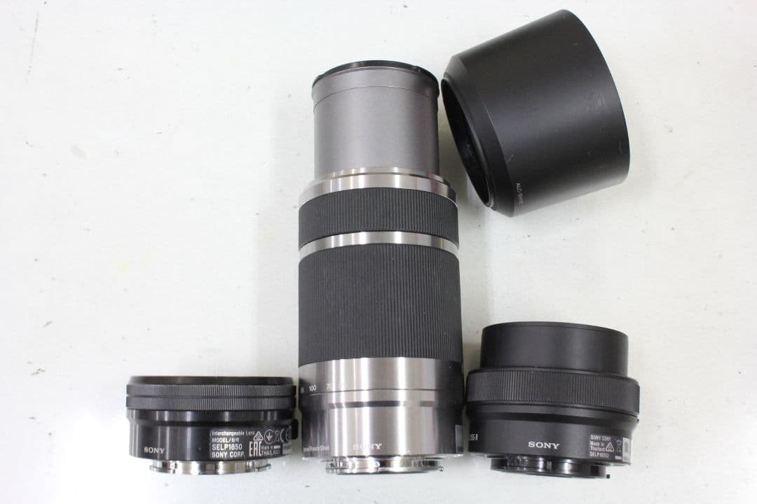 ソニー / SONY ミラーレス一眼カメラ用レンズ ３点