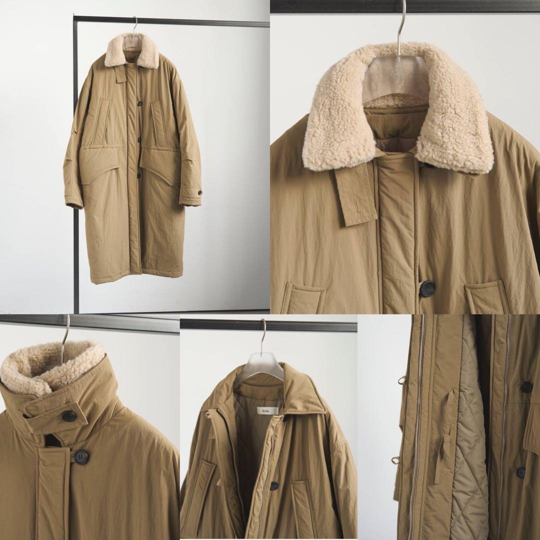 anuke 25AW Boacollar Padding Coat ベージュ38
