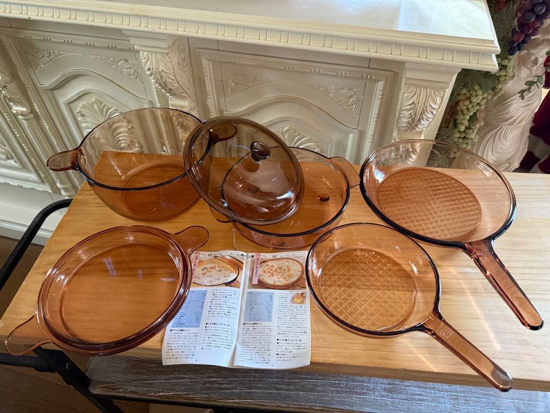 本日のみ Vision テーブルビジョン卓上鍋・両手鍋フライパン5点セット