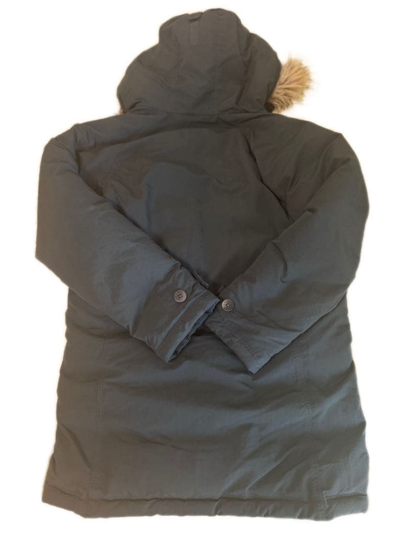 モンベル　現行 ハスキーコート ダウンジャケット グリーン L