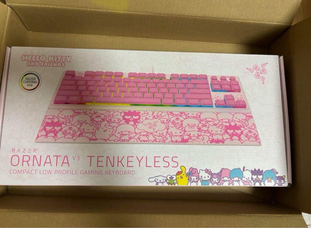 Razer Ornata V3 Tenkeyless サンリオ ハローキティ