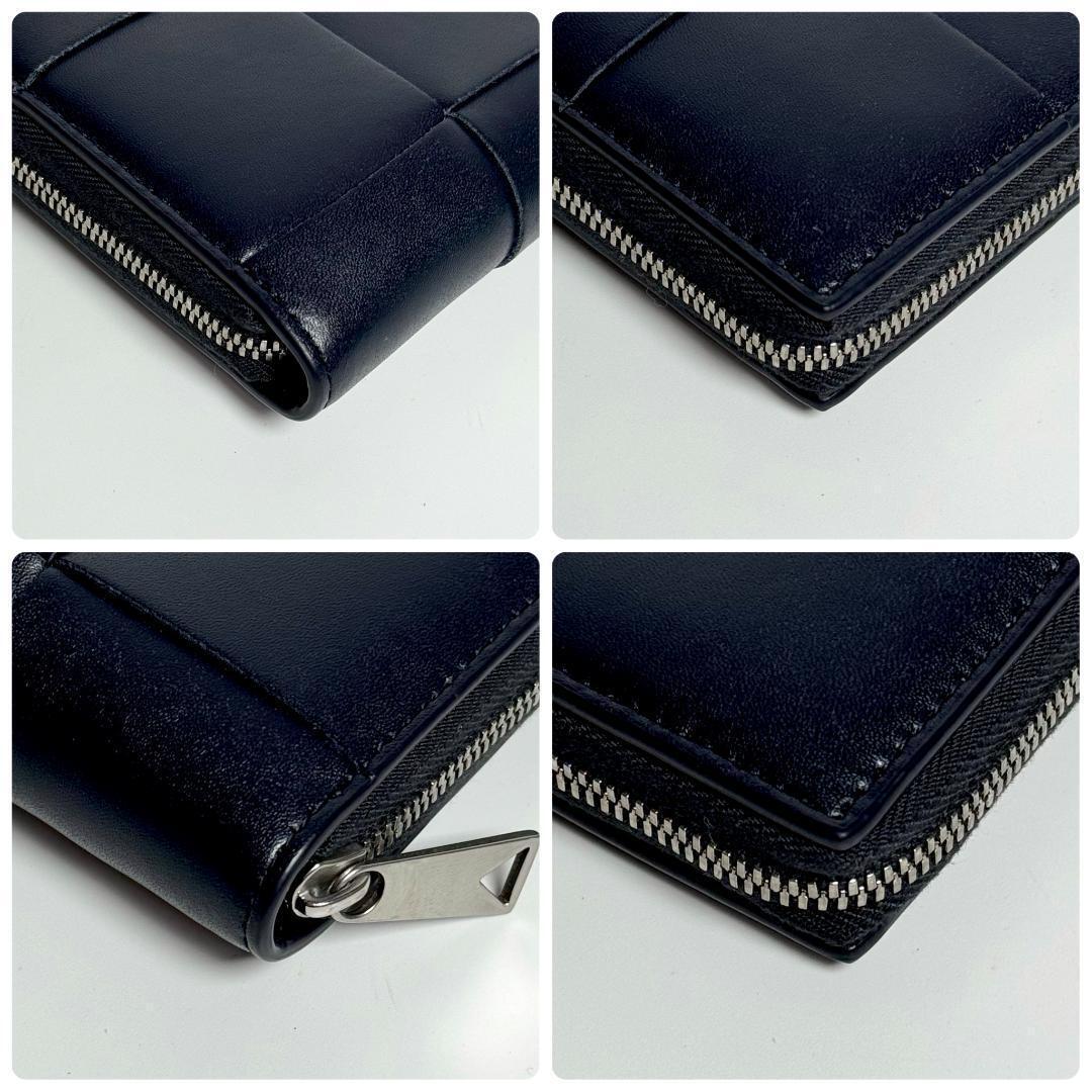 現行 BOTTEGA VENETA カセット ジップアラウンド ウォレット 本革