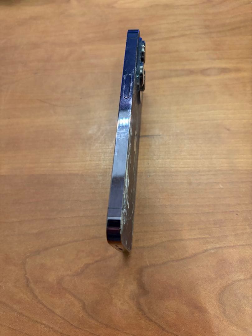 iPhone 14 Pro ディープパープル 本体 128GB 背面割れ