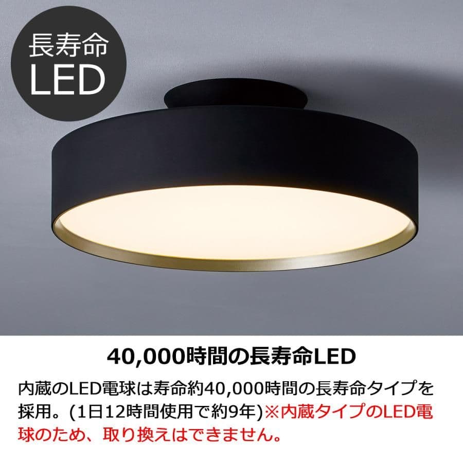 アートワークスタジオGlow 3000 LEDシーリングライト ブラック