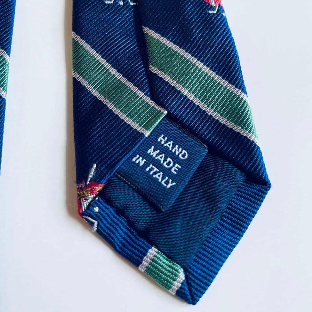 新品　ラルフローレン　希少　メイドインイタリアのこだわりが詰まった高級シルクタイ