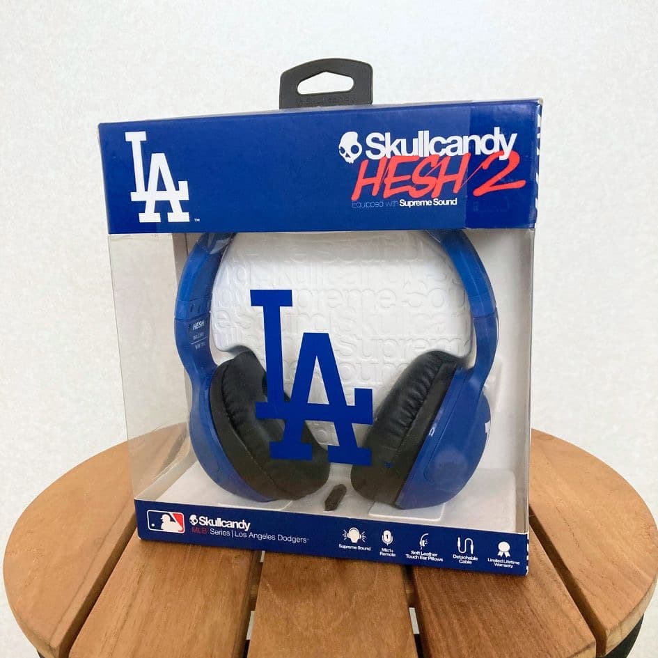 【レア】ロサンゼルスドジャース　ヘッドホン Skullcandy