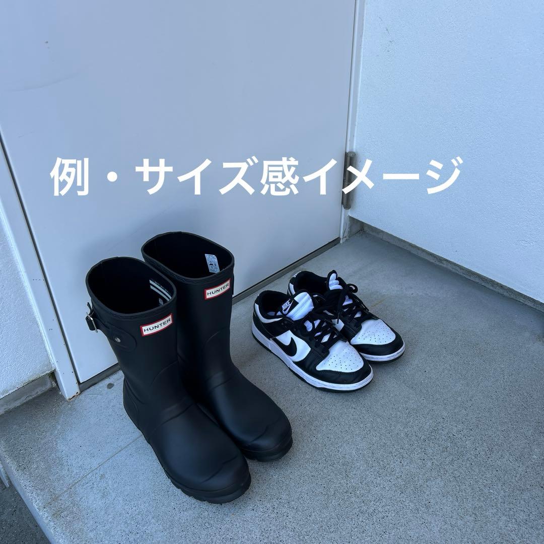 HUNTER(ハンター) レインブーツ ミドル25.0㎝、ブラック、黒