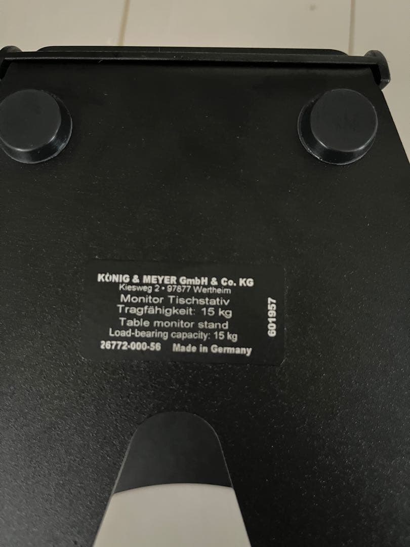 K&M ケーアンドエム デスクトップ型モニタースピーカー用スタンド 26772