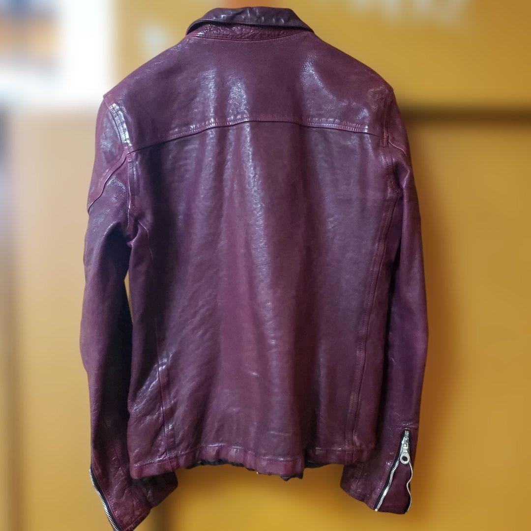 ISAMU KATAYAMA BACKLASH ジャパンカーフ　ボルドー