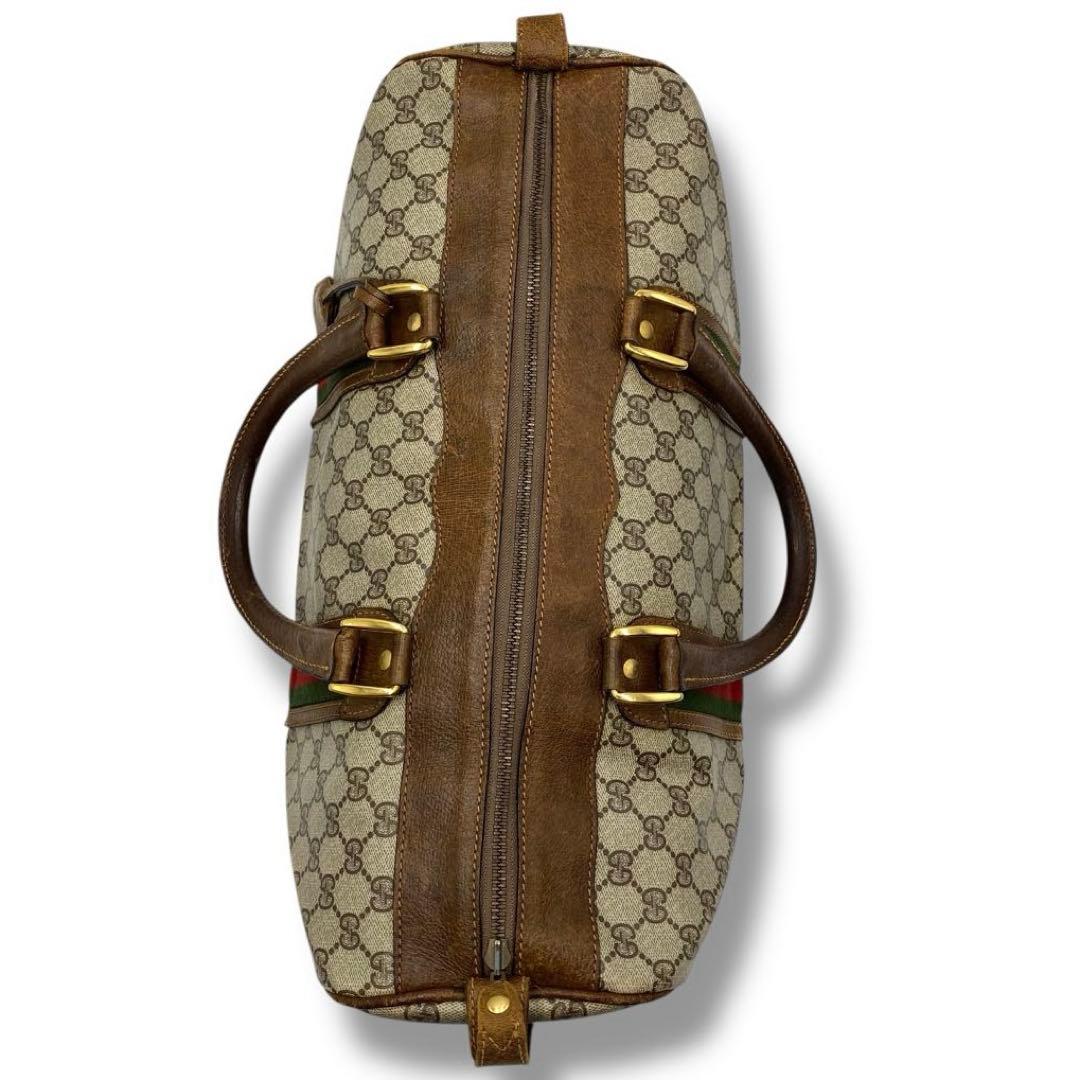 良品 GUCCI OLD シェリーライン ビンテージ ボストンバッグ バッグ