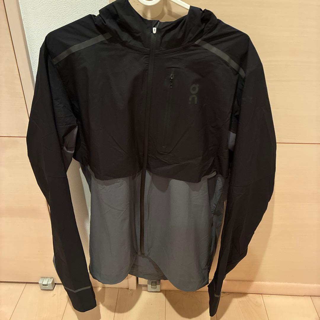 on ウェザージャケット　ブラック/グレー