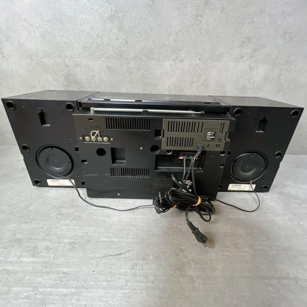 Victor ビクター レコードプレーヤー付 ラジカセ DC-33 ブラック