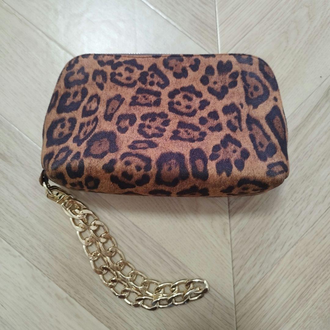 美品 アパルトモン グッドグリーフ 24AW レオパードポーチバッグ
