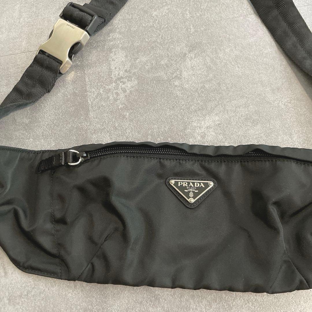 ひ*ん様 美品 PRADA プラダ ボディバッグ ウエストバッグ